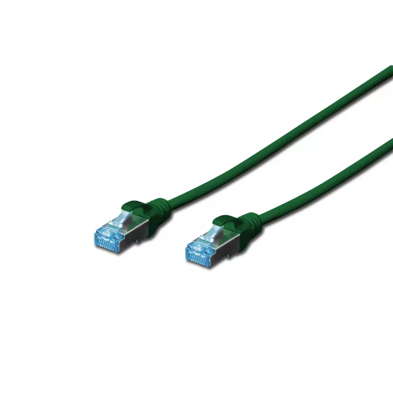 Netzwerkkabel Digitus CAT 5e SF/UTP RJ-45 0,5 m Grün