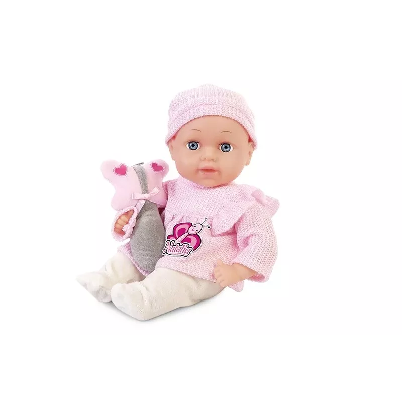Puppe Artyk Natalia 33 cm mit Spielzeug - Artyk 33 cm Babypuppe mit Zubehör