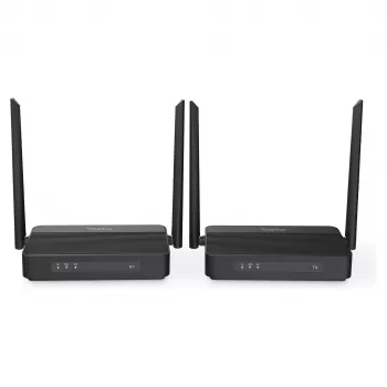 Kabelloses HDMI-KVM-Extender-Set DIGITUS DS-55360 – Sender & Empfänger, kabellos, 100 m, 4K/60 Hz, HDMI, USB-A/USB-C