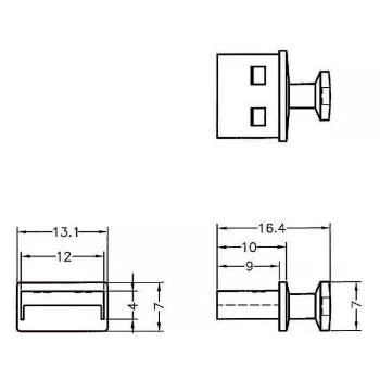 Buchsen-Schutzkappe USB Typ-A DeLOCK 64009