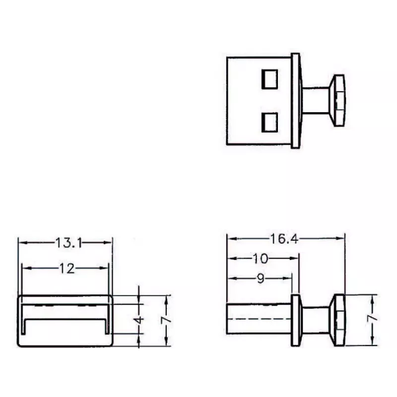 Buchsen-Schutzkappe USB Typ-A DeLOCK 64009