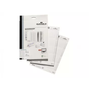 Namensschild-Einleger Durable 1456-02 60x90 mm Weiß
