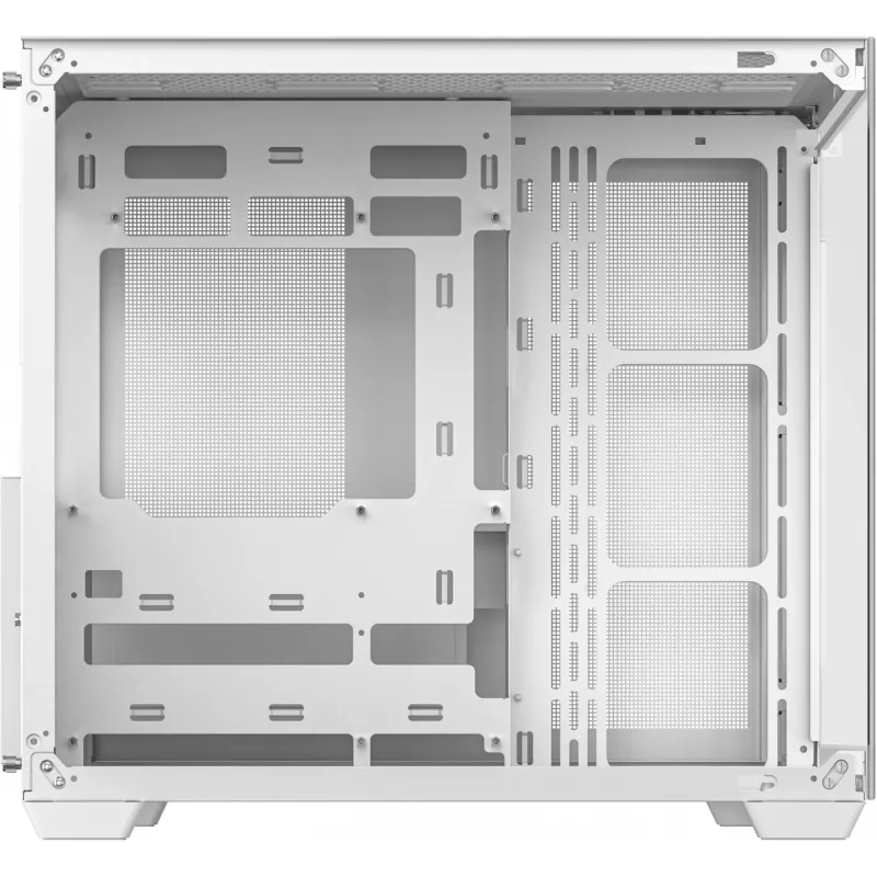 PC-Gehäuse DeepCool CG530 WH Midi Tower – ATX/Micro ATX/ITX, gehärtetes Glas, 2×3,5-Zoll- + 3×2,5-Zoll-Schächte, unterstützt GPUs bis 410 mm