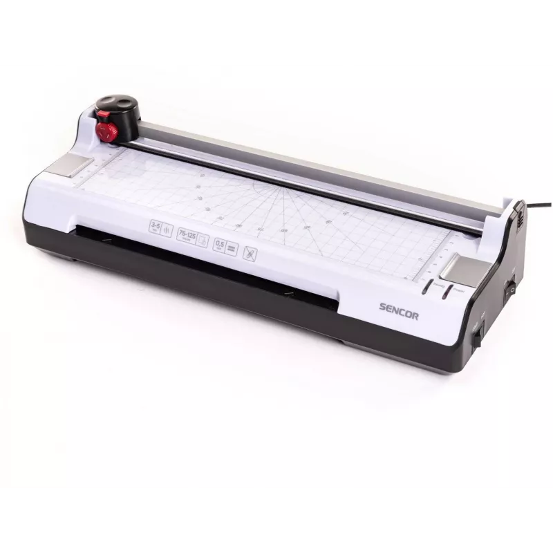 Bürolaminiergerät SENCOR SLA 230 A4, kompatibel mit A4-Blättern, Folienstärkebereich 2x75–2x125 mm
