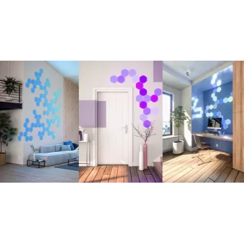 Nanoleaf HEXAGON SMARTER KIT LED Panels Weiß 7 Stück