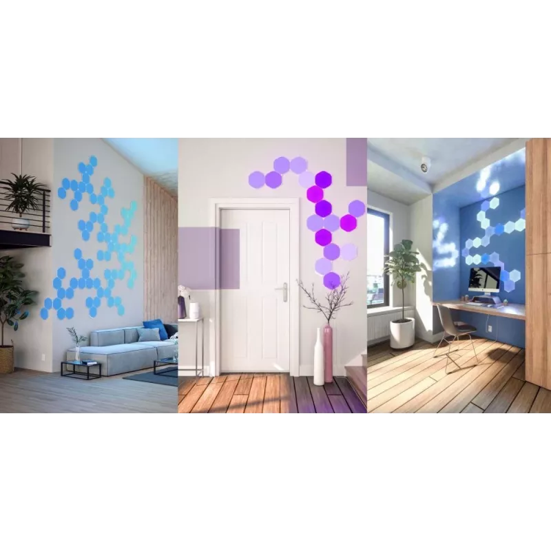 Nanoleaf HEXAGON SMARTER KIT LED Panels Weiß 7 Stück
