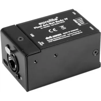 EUROLITE Pixel Art-Net Node DXT 70064886 — Art-Net-zu-DMX-Schnittstelle, 4 Universen