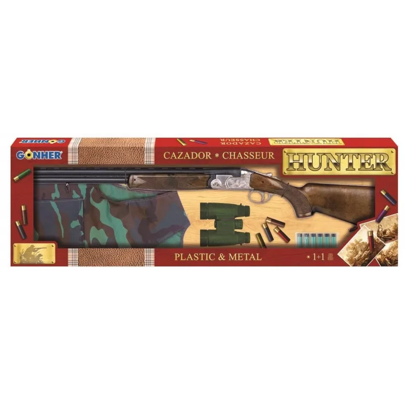 Spielzeug-Schrotflinten-Set Pulio 155617/0 mit Trageweste