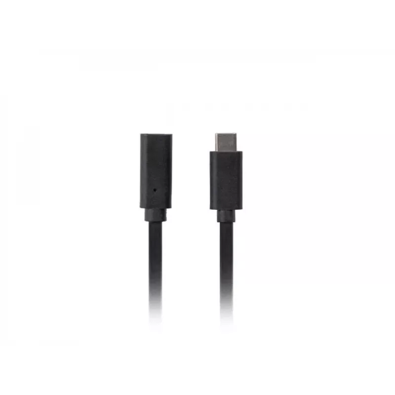 USB-C-auf-USB-C-Kabel LANBERG CA-USBE-20CC-0005-BK, USB 3.2 Gen 1 (5 Gbit/s), 0,5 m, schwarz