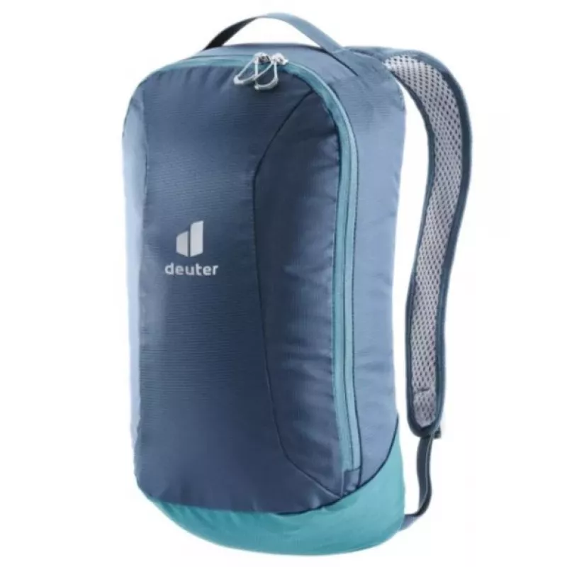 Baby-Trage-Rucksack Deuter Kid Comfort Pro, blau, Polyamid, max. 22 kg, Sonnenschutz, Seitentasche
