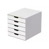 Durable VARICOLOR Mix 5 Aktenschrankbox Kunststoff Mehrfarbig Weiß 762527