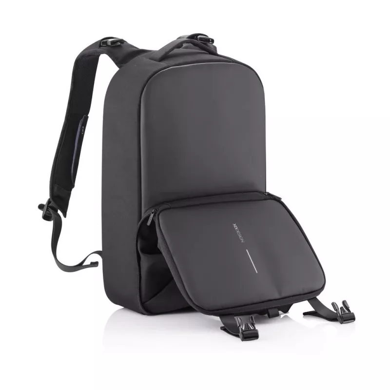 Rucksack XDDESIGN FLEX GYM BAG — 24 L, passend für 15,6 Zoll / 39,6 cm Tablet/Notebook, gepolsterte verstellbare Träger, schwarz
