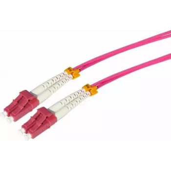Tecline LWL Patchkabel HD, 50/125 µm, Multimode, OM4-Faser, LC Duplex Stecker / SC Duplex Stecker, heather violet, 3,0 m (798LS03)