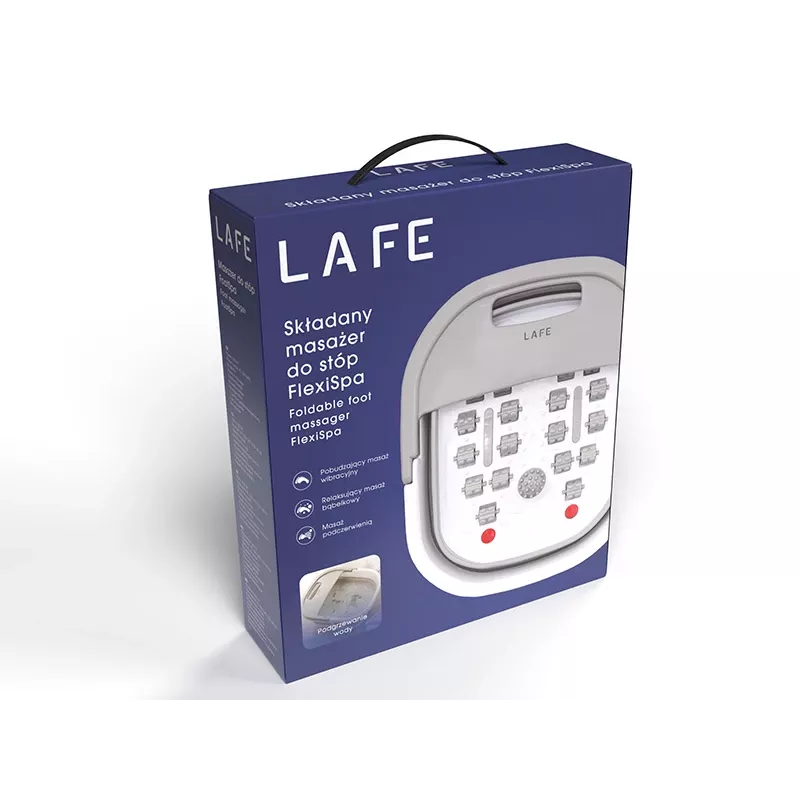Lafe FlexiSpa klappbares Fußmassagegerät und Fußbad