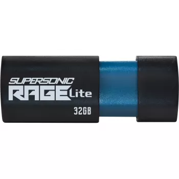 Patriot Memory Supersonic Rage Lite USB-Stick 32 GB USB Typ-A 3.2 Gen 1 (3.1 Gen 1) Schwarz, Blau