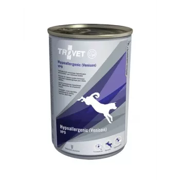 TROVET Hypoallergenes VPD mit Hirsch - Nassfutter für Hunde - 400 g
