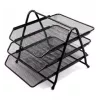 Schreibtisch-Ablageorganizer Forpus FO30545 Metall Schwarz