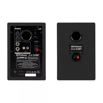Studio-Aktivmonitore PreSonus Eris 3.5 BT 2nd Gen — 2×25W RMS, 80–20.000 Hz, Bluetooth 5.0, RCA/TRS-Eingänge, 3,5-mm-Kopfhörer