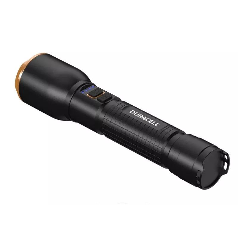 Taschenlampe Duracell DF3000R, schwarz