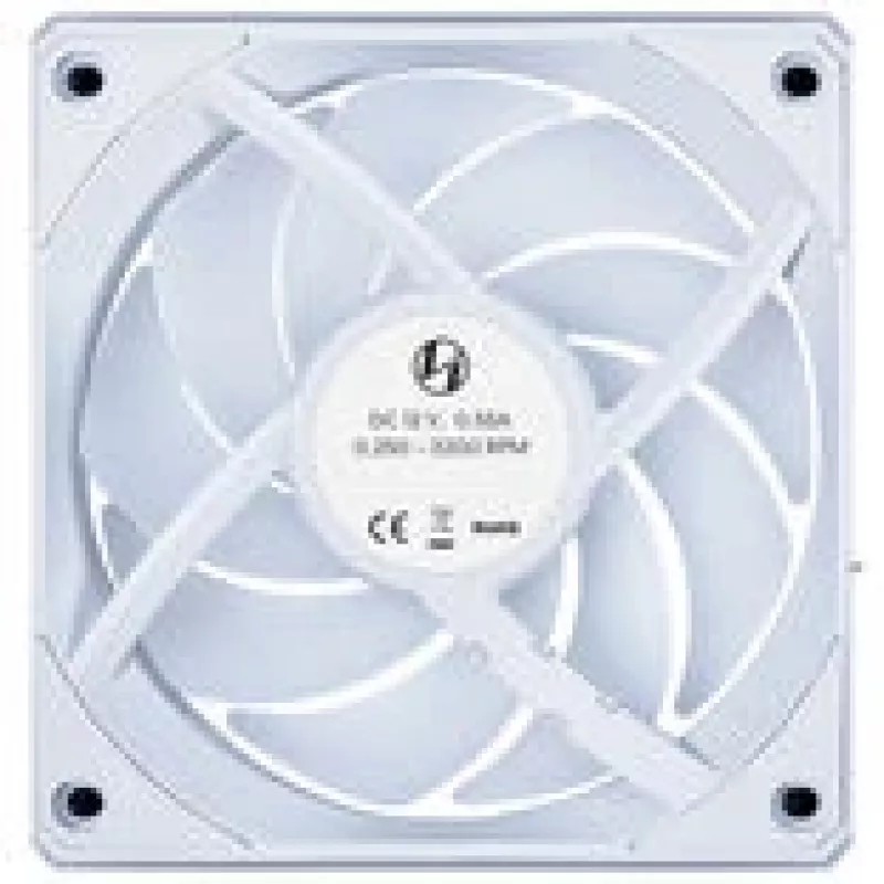 120mm Gehäuselüfter Lian Li UNI FAN CL Wireless — Weiß, drahtlose RGB-Steuerung, Daisy-Chain-kompatibel