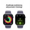 Apple Watch Series 11 GPS + Cellular 42mm Silber Aluminiumgehäuse mit Purple Fog Sportarmband - M/L