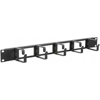 Lanview 1U 48,30cm (19) KABEL-ORGANISATOR-PANEL (RAO110BL)
