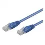 Wentronic Goobay CAT 5e Patchkabel, U/UTP, Blau, 0,25 m - CCA Kupfer-Mix (68608)