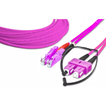 Lightwin High Quality Duplex LWL Patchkabel - MM OM4 - LSH - SC (LDP-50 LSH-SC 1.0 OM4)
