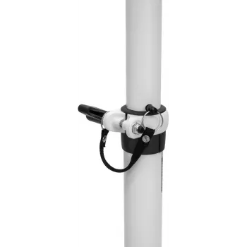 Lautsprecherständer Omnitronic BPS-2 Weiß – höhenverstellbarer Bodenstativ für Lautsprecher