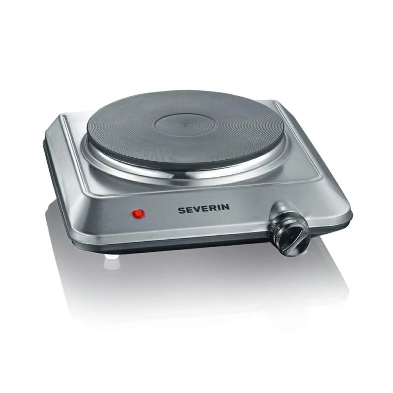 SEVERIN KP 1092 - Elektrische Kochplatte - 1,5 kW - Bürsteter Edelstahl