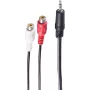 Audiokabel 3,5 mm 2 x Cinch ShiverPeaks BS30771
