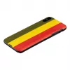 Smartphone-Hülle man and wood für iPhone XS Max – Modell Reggae, schwarz