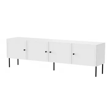 4D RTV-Schrank PALAZZO BIS 201x40x60 weiß matt