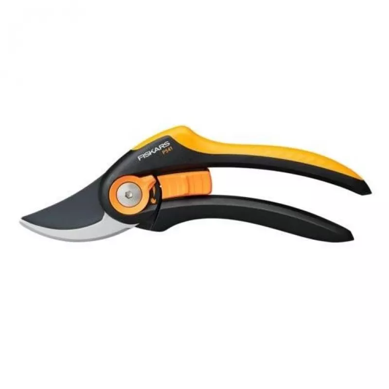 Fiskars Plus SmartFit P541 Garten-Bypass-Schere Schwarz, Orange