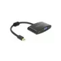 Video-Kabeladapter DeLOCK 65553 Mini DisplayPort HDMI VGA 0,18 m