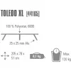 Feldbett Toledo XL 44165, Campingbett Grau