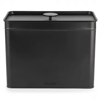 Brotkasten Salter BW124581EU7 Kuro-Stahldesign – Aufbewahrung aus Edelstahl für Brot und Backwaren