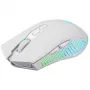 Kabellose Gaming-Maus DEFENDER Pandora White – beidhändig, 3200 DPI, 6 Tasten, programmierbar, optisch, USB