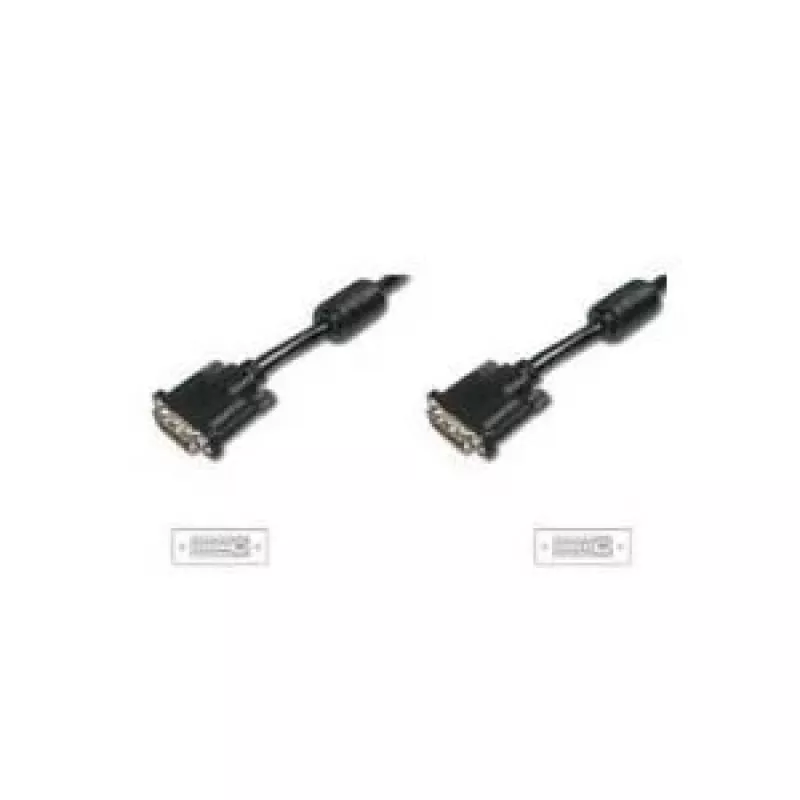 DVI-Kabel Digitus DK-320101-030-S 3,05 m DVI-D Schwarz