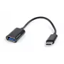 Gembird A-OTG-CMAF2-01 USB-Kabel 0,2 m USB C USB A Schwarz