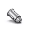 Vention Zwei-Port USB A+A (30+30) Auto-Ladegerät Grau Mini-Stil Aluminiumlegierung Typ