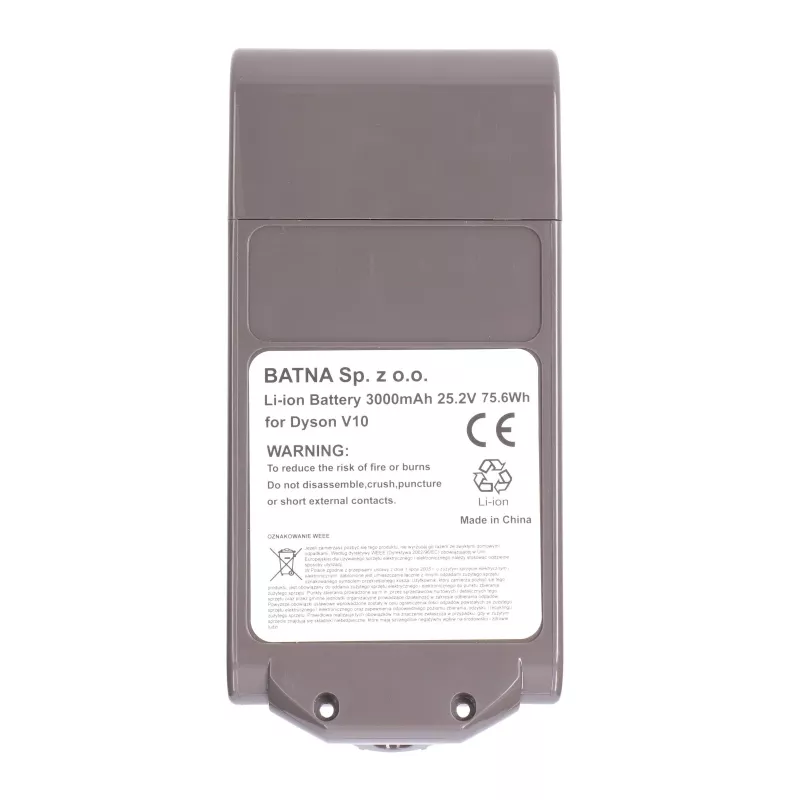Battery for Dyson vacuum V10 25.2V 3000mAh