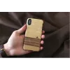 Schutzhülle MAN&WOOD für iPhone X/XS – Terra Schwarz, schützende Rückseite