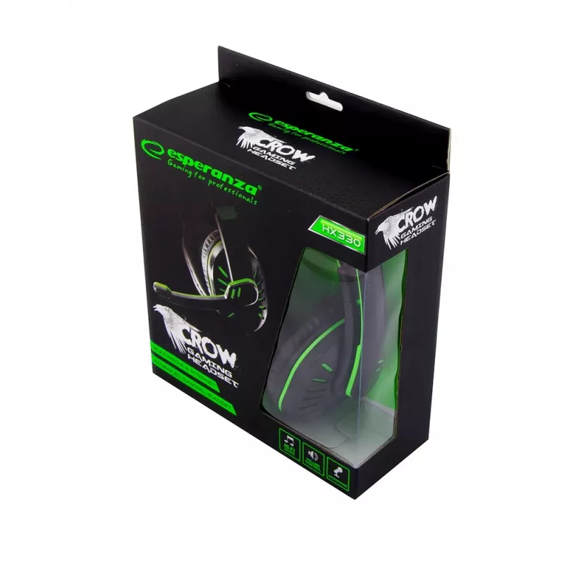 Esperanza Kopfhörer Esperanza CROW EGH330G (Schwarz)