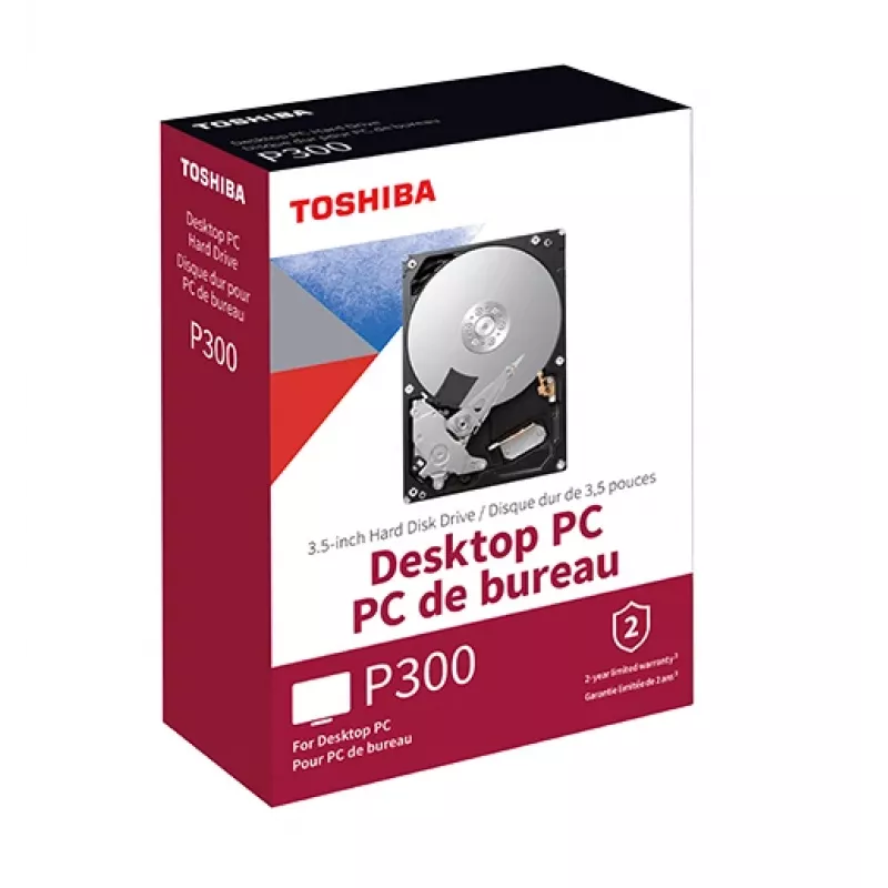 Toshiba P300 Desktop PC - Festplatte - 6 TB - intern - 3.5 (8.9 cm) - SATA 6Gb/s - 5400 U/min - Puffer: 128 MB