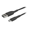 USB-Kabel Belkin CAB007bt1MBK 1m USB A Micro-USB A Schwarz