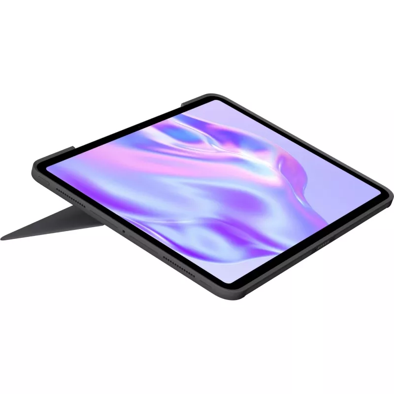 Logitech Combo Touch - Tastatur und Foliohülle - mit Trackpad - hinterleuchtet - Apple Smart connector - QWERTY - Nordisch (Dänisch/Finnisch/Norwegisc