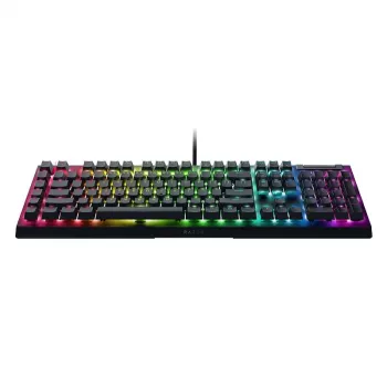 Razer BlackWidow V4 X Mechanische Gaming-Tastatur, Gelbe Schalter, US-Layout, Kabelgebunden, Schwarz