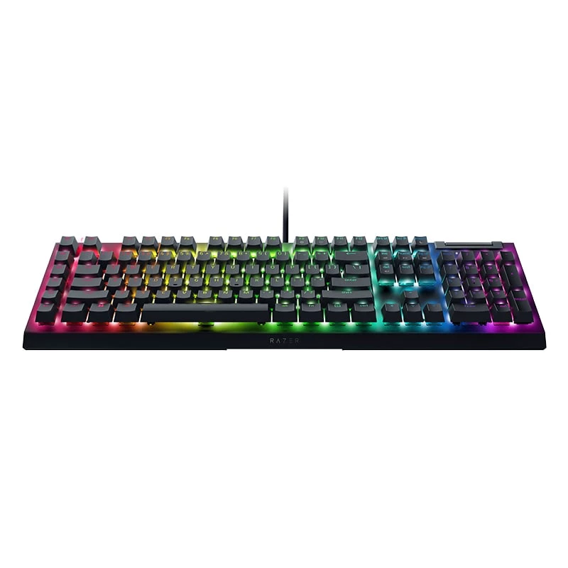 Razer BlackWidow V4 X Mechanische Gaming-Tastatur, Gelbe Schalter, US-Layout, Kabelgebunden, Schwarz