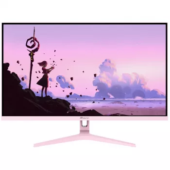Computermonitor Arozzi Nova 32 Zoll (80 cm) 2560×1440 Quad HD LED 1 ms 16:9 Pink mit Lautsprechern und VESA